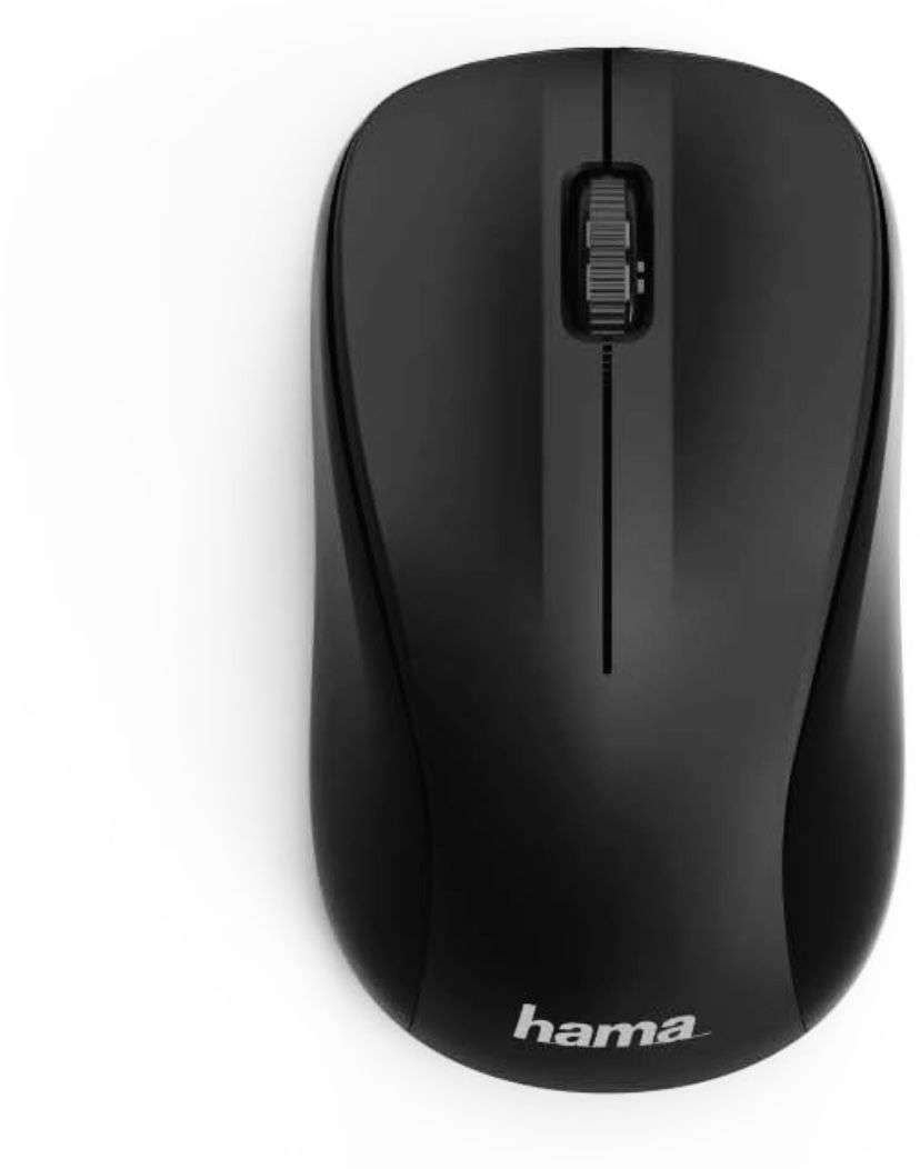 hama MW-300 Wireless Optical Gaming Mouse with Silent Click Buttons (1200 DPI, Smart-Link Technology, Anthracite)