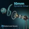 Portronics Harmonics X2 In Ear Headphone With 40Hr Playtime,Type C fast Charging Bluetooth  (Black, In the Ear) - Image 4