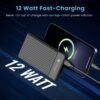 Portronics 10000 mAh 12 W Slim Power Bank  (Black, Lithium Polymer, Fast Charging for Mobile, Tablet) - Image 5