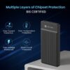 Portronics 10000 mAh 12 W Slim Power Bank  (Black, Lithium Polymer, Fast Charging for Mobile, Tablet) - Image 2